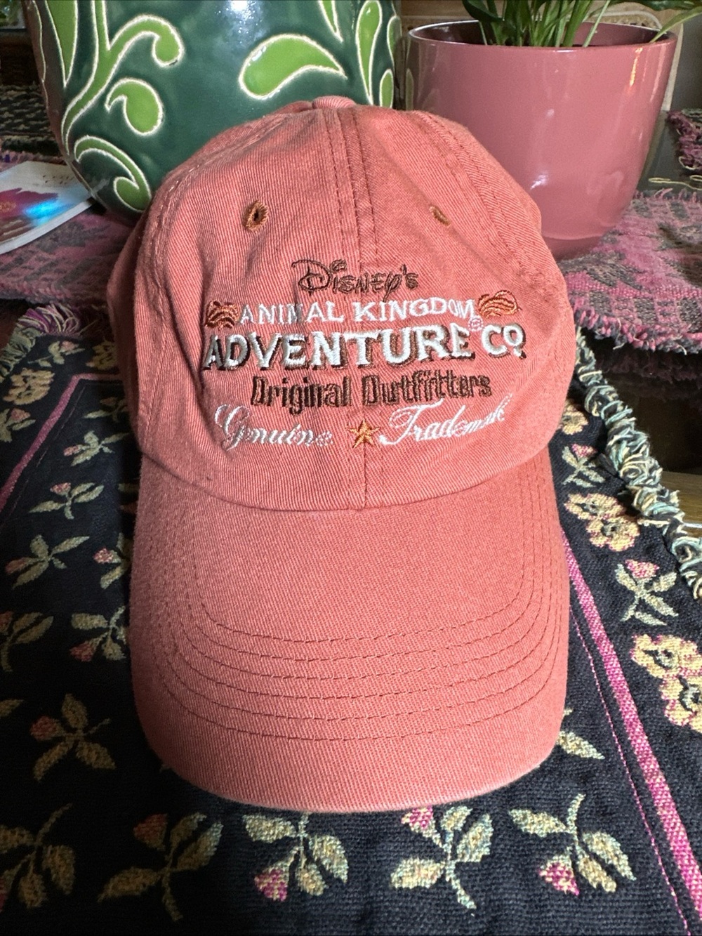 Disney Animal Kingdom Adventure Co. Original Outfitters Adjust Baseball Cap Y2K